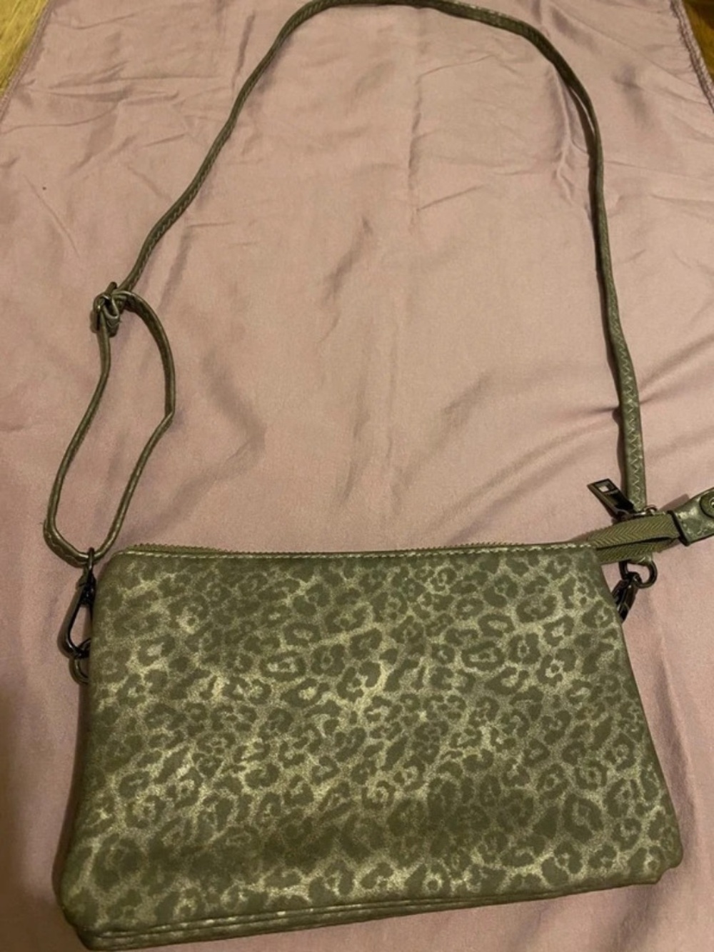 Leopard Print Crossbody Bag